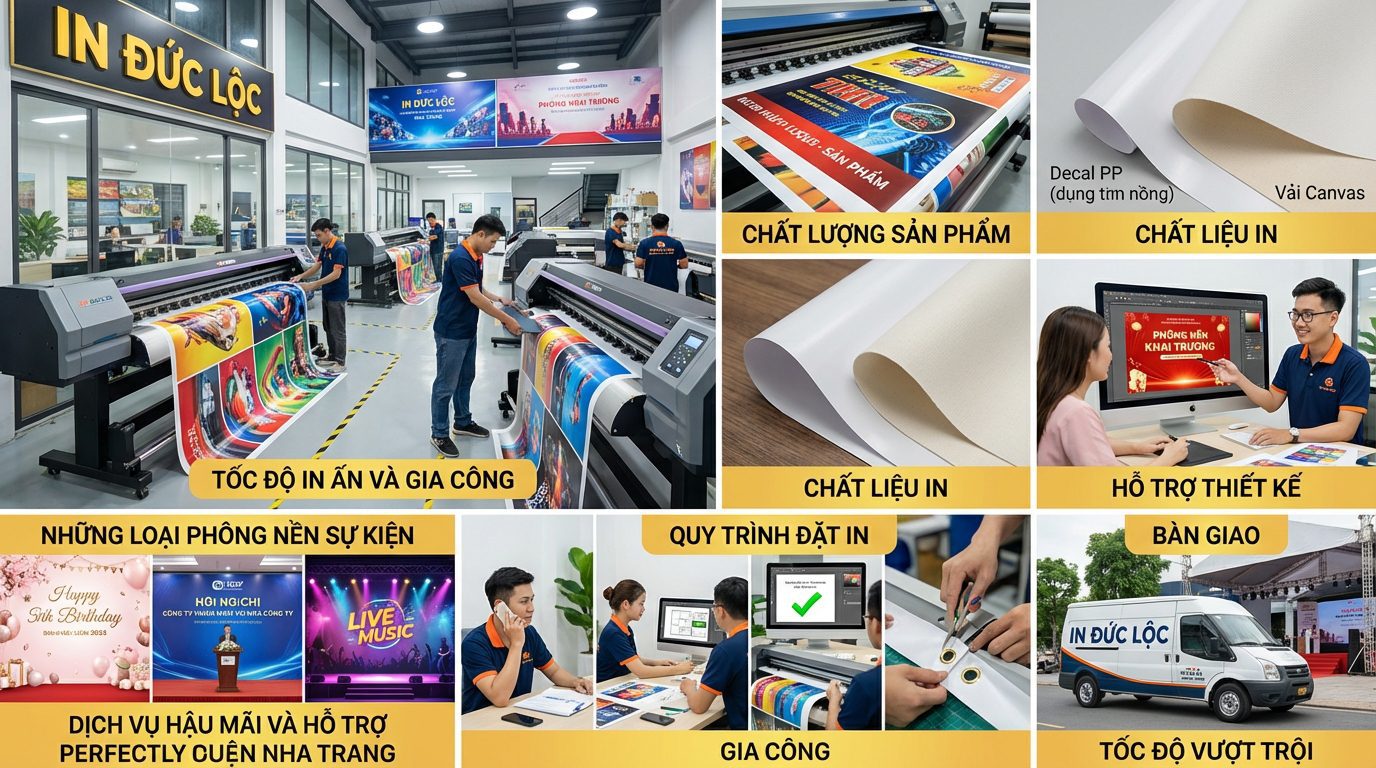 Làm thế nào để chọn Dịch vụ in phông nền sự kiện lấy liền Nha Trang chất lượng? Làm thế nào để chọn Dịch vụ in phông nền sự kiện lấy liền Nha Trang chất lượng?
