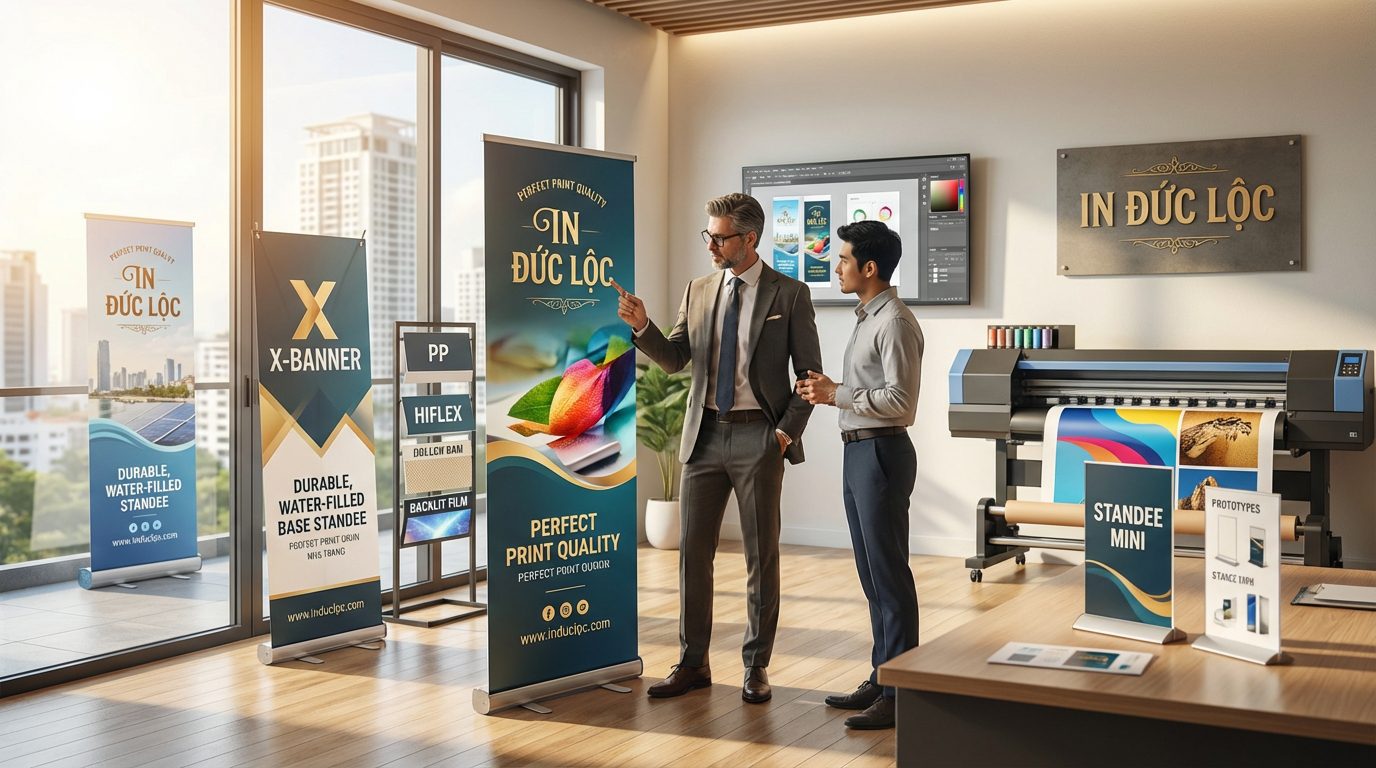 Làm thế nào để lựa chọn dịch vụ in standee giới thiệu sản phẩm Nha Trang giá tốt và chất lượng?