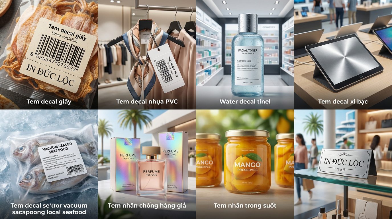 Những loại tem nhãn mã vạch phổ biến cho cửa hàng là gì?