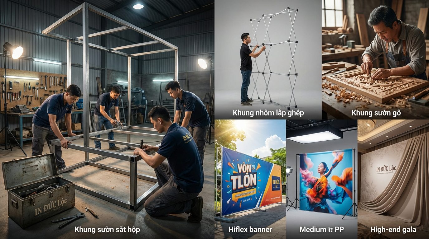 Vật liệu thi công backdrop nào tốt nhất và những yếu tố cần cân nhắc? Vật liệu thi công backdrop nào tốt nhất và những yếu tố cần cân nhắc?