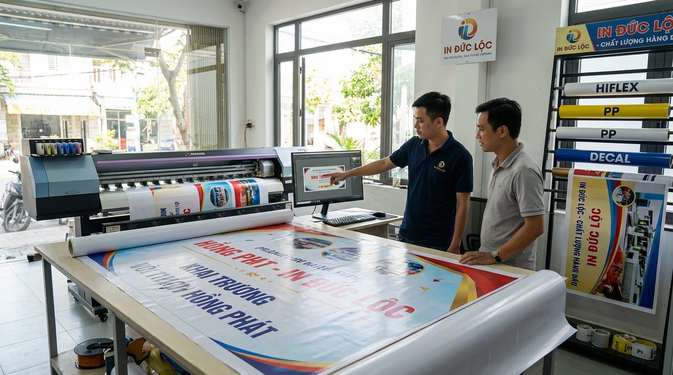 Xưởng in bandroll khai trương Nha Trang chất lượng cao cần đáp ứng những tiêu chí nào?