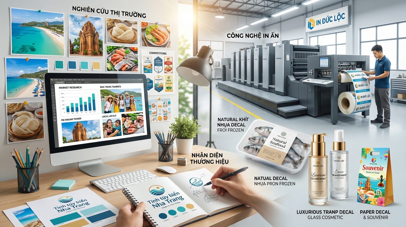 Các bước cơ bản làm thế nào để thiết kế tem nhãn đẹp cho sản phẩm ở Nha Trang?