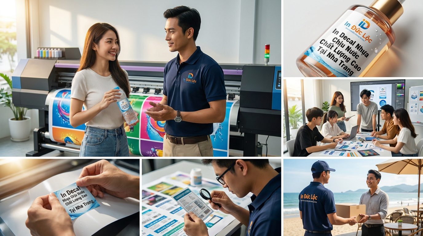 Địa chỉ in decal nhựa chịu nước tại Nha Trang chất lượng cao nào là lựa chọn tốiưu?