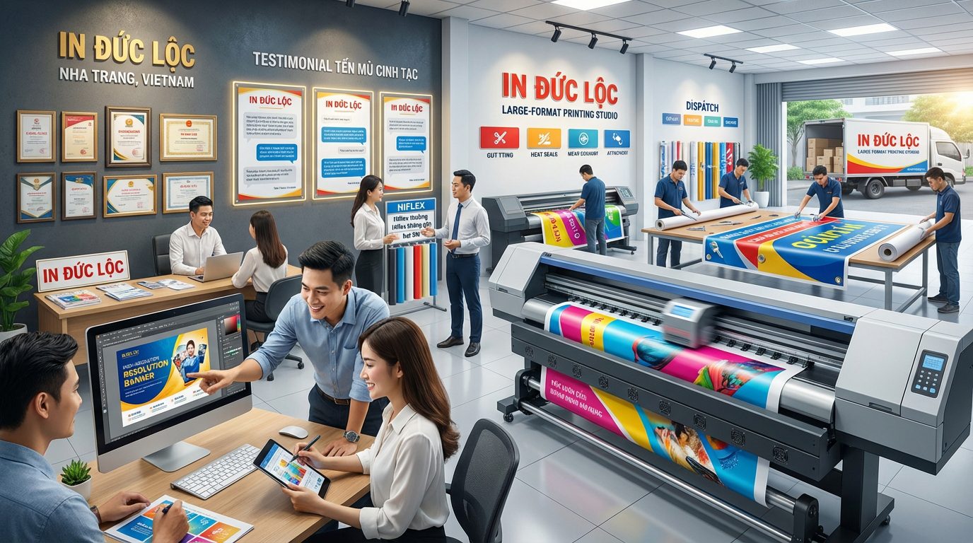 Làm thế nào để chọn đơn vị cung cấp dịch vụ thiết kế và in bạt quảng cáo uy tíntại Nha Trang?