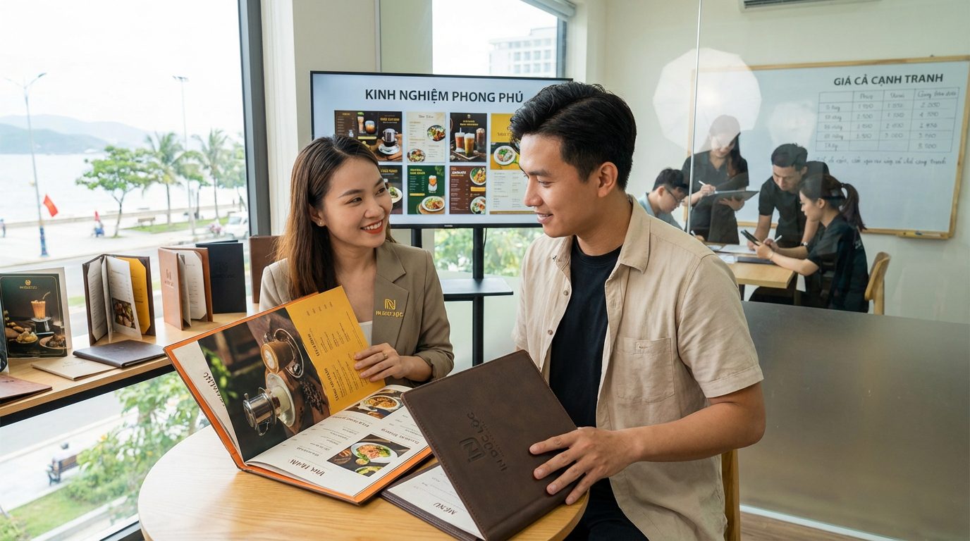 Làm thế nào để chọn đơn vị cung cấp dịch vụ thiết kế và in menu quán cafe NhaTrang uy tín?