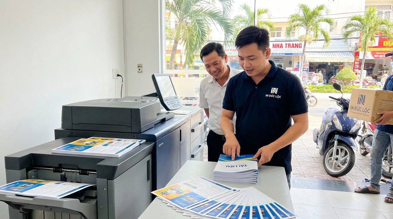 Làm thế nào để tìm dịch vụ in tài liệu gấp lấy liền Nha Trang có giao hàng tậnnơi uy tín?