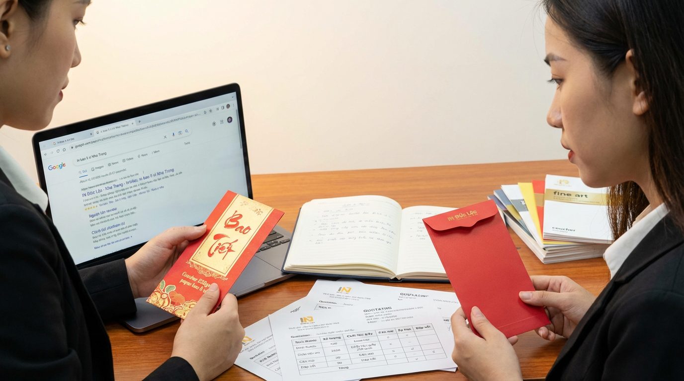 Làm thế nào để tìm được xưởng in bao lì xì Tết uy tín với giá tốt tại Nha Trang?