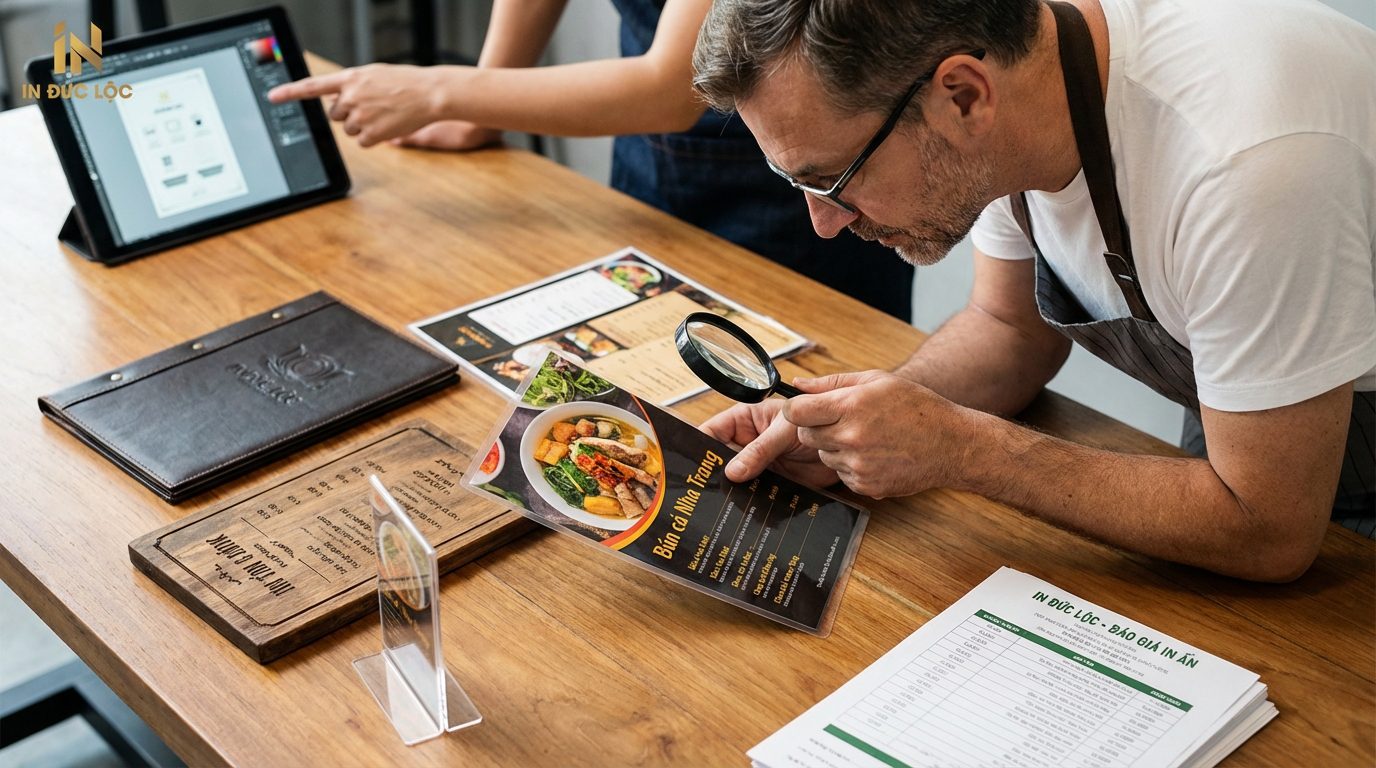 Những yếu tố cần cân nhắc khi tìm địa chỉ in menu nhà hàng giá rẻ Nha Trang làgì?