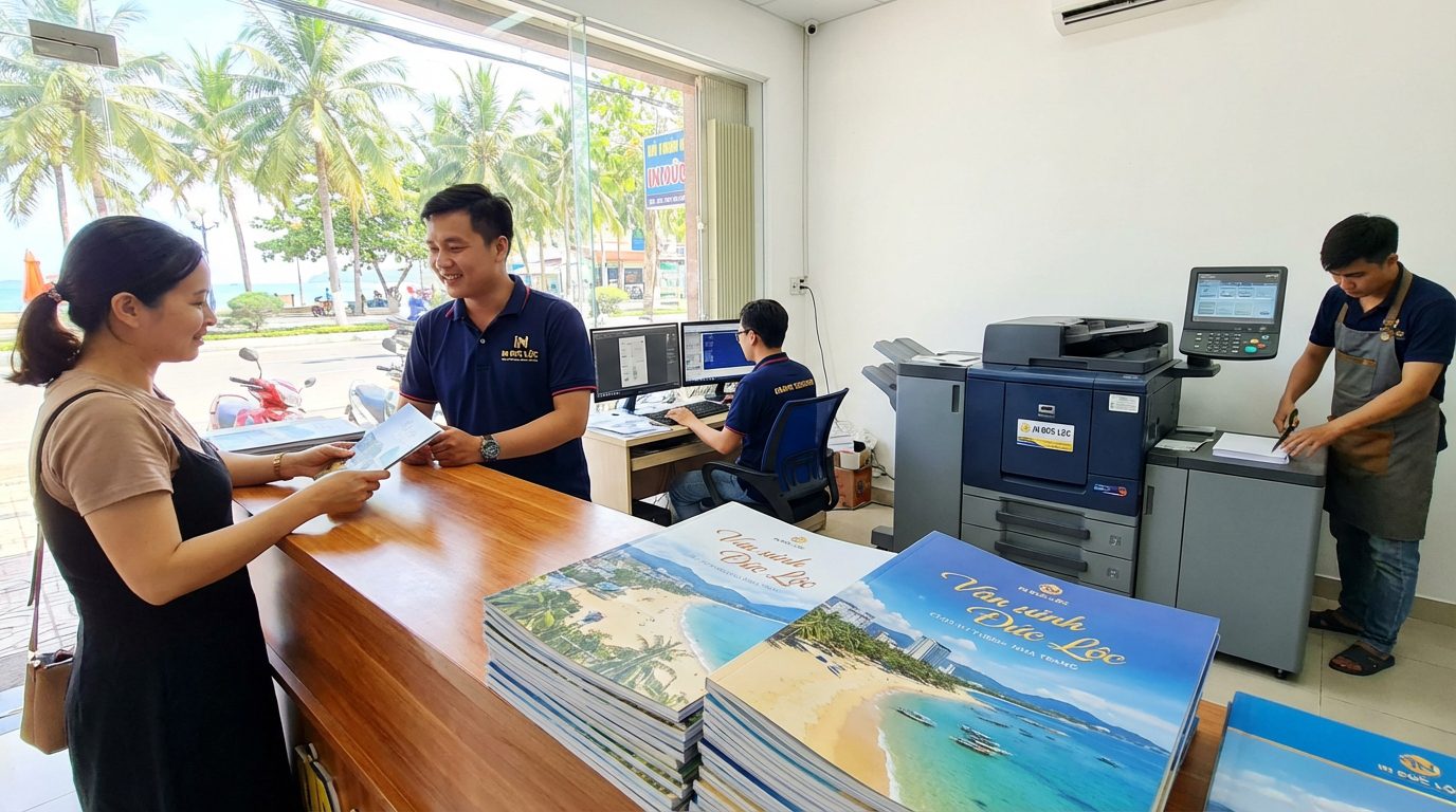 Quy trình in catalogue lấy liền số lượng ít ở Nha Trang diễn ra như thế nào? Quy trình in catalogue lấy liền số lượng ít ở Nha Trang diễn ra như thế nào?