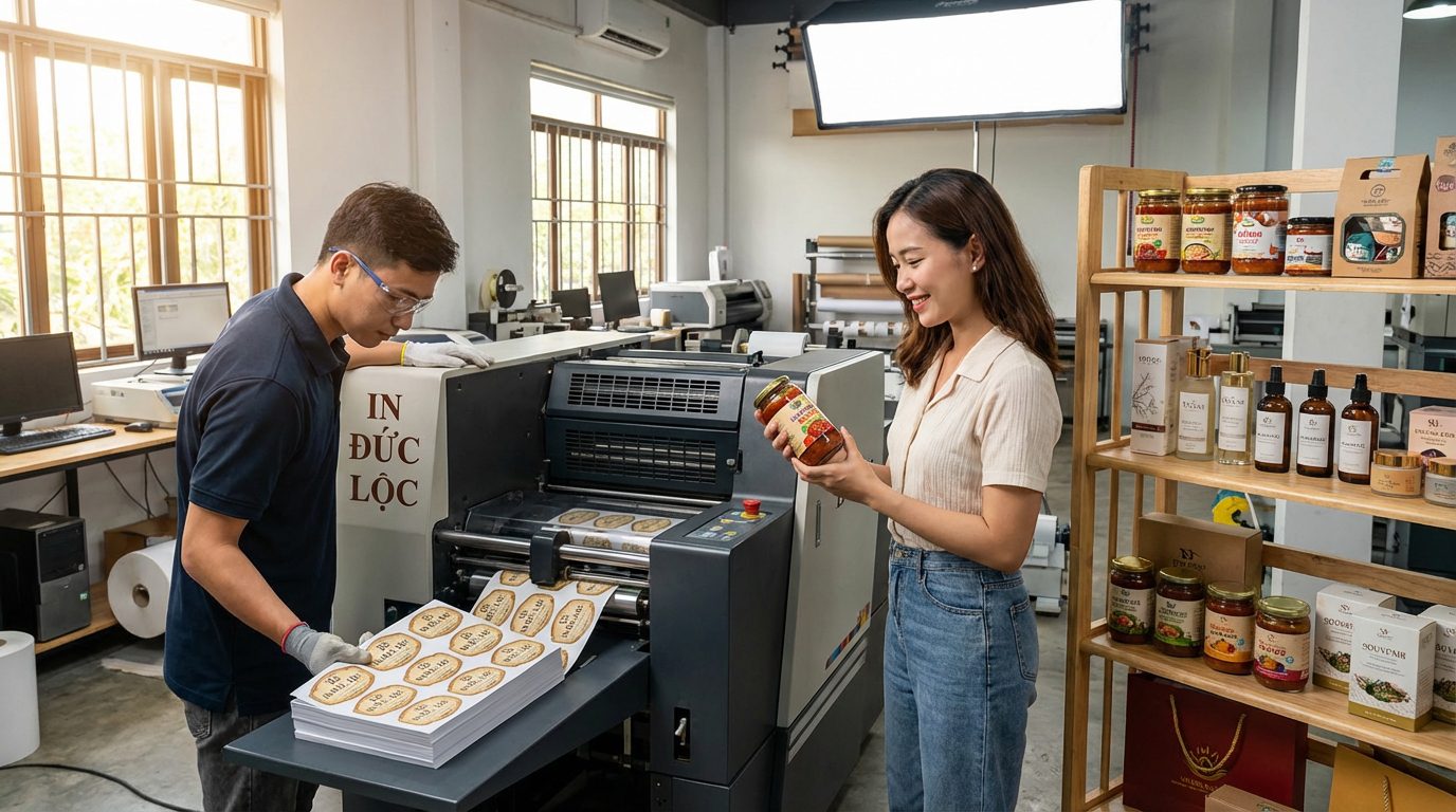 Tại sao cần tìm địa chỉ in tem nhãn sticker lấy ngay Nha Trang?