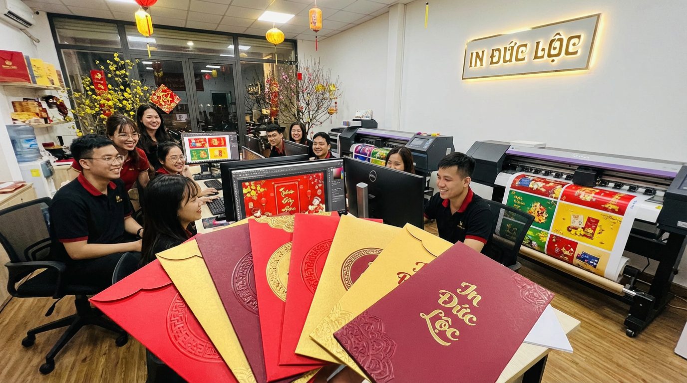 Tại sao nên chọn In Đức Lộc làm địa chỉ in bao lì xì Tết giá rẻ Nha Trang?