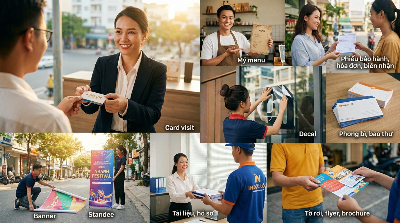 Các dịch vụ In Nhanh Lấy Liền phổ biến tại Nha Trang là gì?