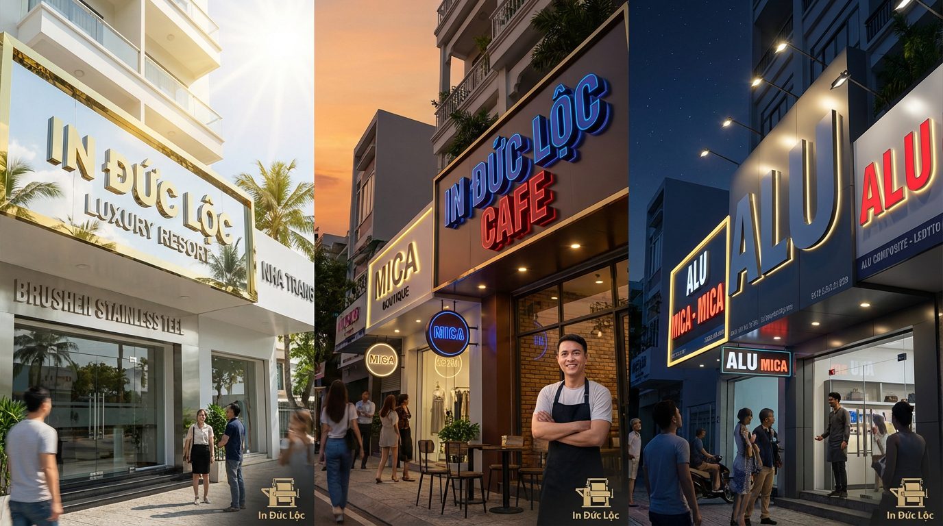 Các Loại Chữ Nổi Phổ Biến Nhất Cho Quảng Cáo Chữ Nổi Tại Nha Trang?