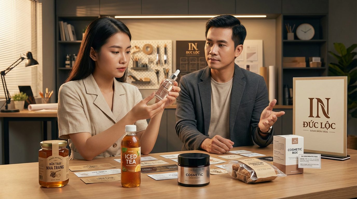 Các Loại Tem Nhãn Phổ Biến Cho Mỹ Phẩm và Thực Phẩm Tại Nha Trang Là Gì?