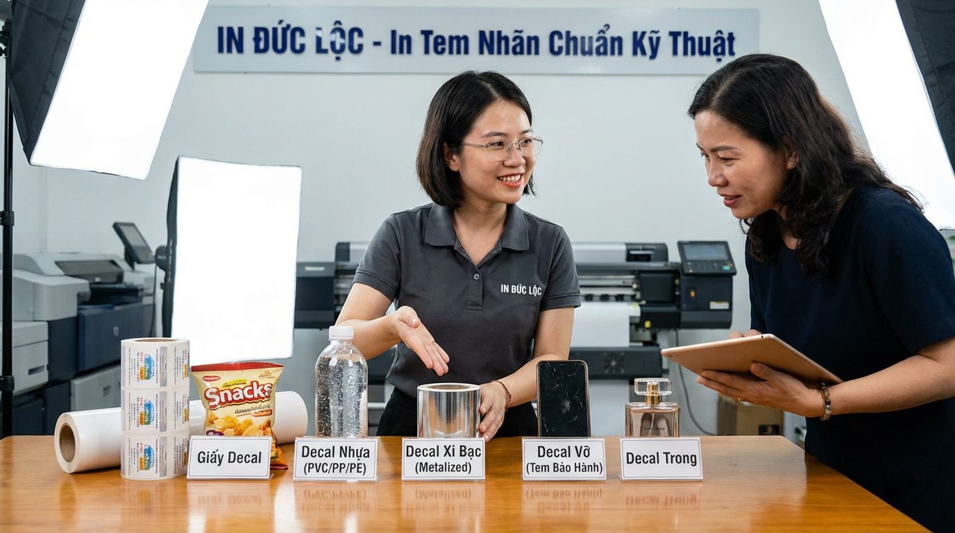 Các Loại Vật Liệu In Tem Nhãn QR Code, Barcode Phổ Biến Hiện Nay Là Gì?