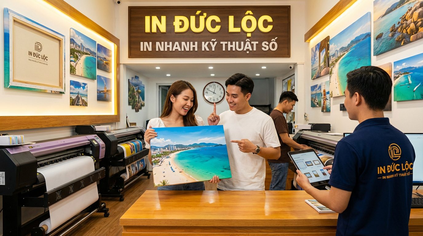 Dịch vụ in ảnh Canvas kỷ niệm du lịch Nha Trang lấy ngay của chúng tôi có gì đặcbiệt?