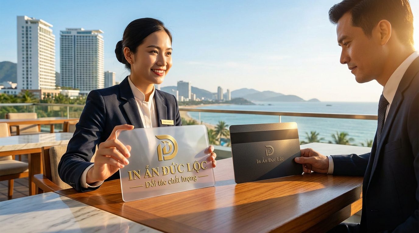 Giới thiệu về dịch vụ sản xuất thẻ tên nhân viên, thẻ VIP nhựa cao cấp tại NhaTrang
