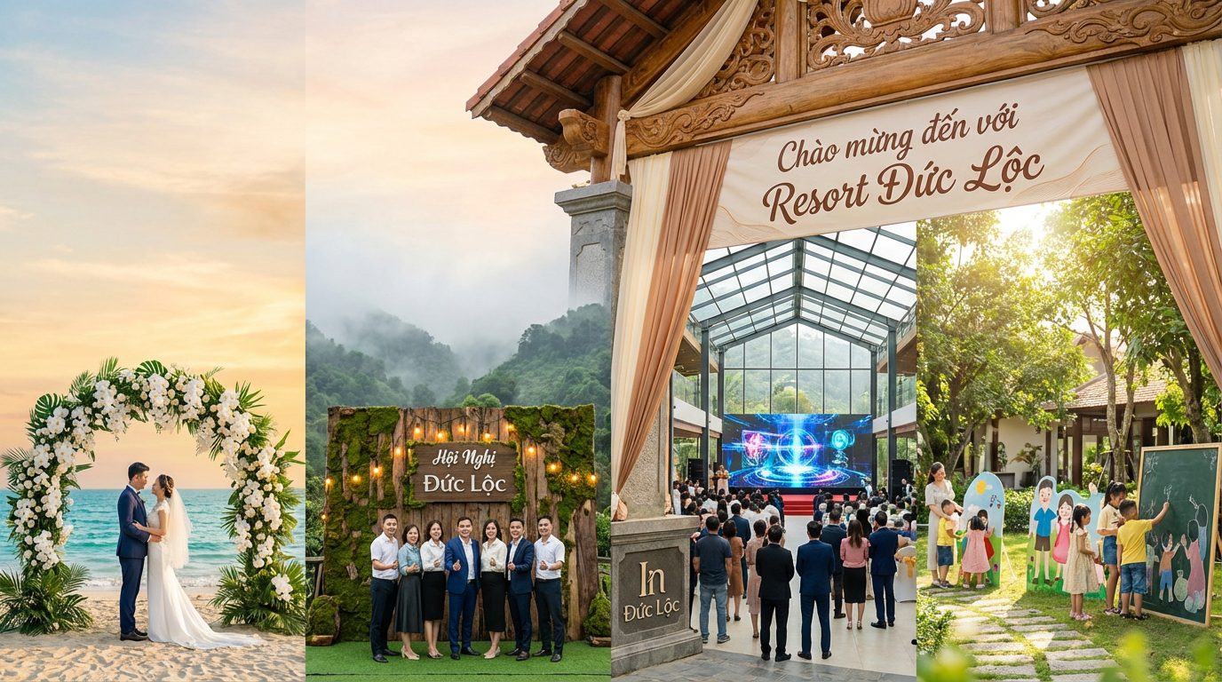 Làm thế nào để chọn ý tưởng thiết kế backdrop check-in cực phẩm phù hợp vớiresort và sự kiện?