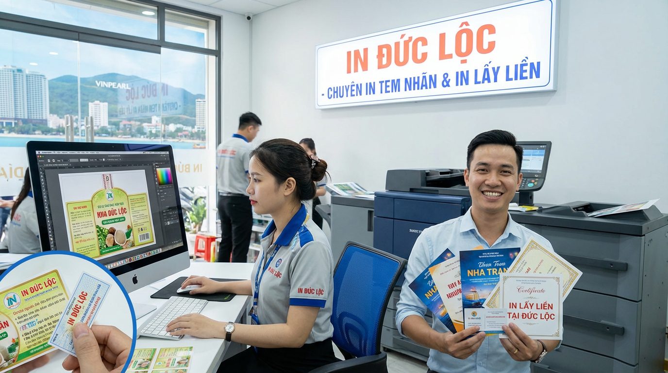 Nhu Cầu In Tem và In Lấy Liền Tại Nha Trang Được Đáp Ứng Như Thế Nào?
