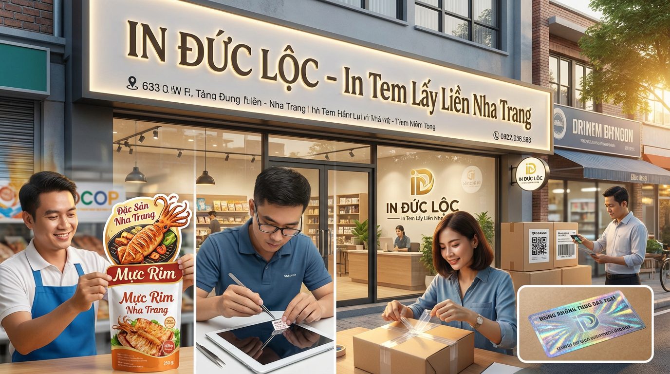 Những loại tem nào có thể In Tem Lấy Liền tại Nha Trang?