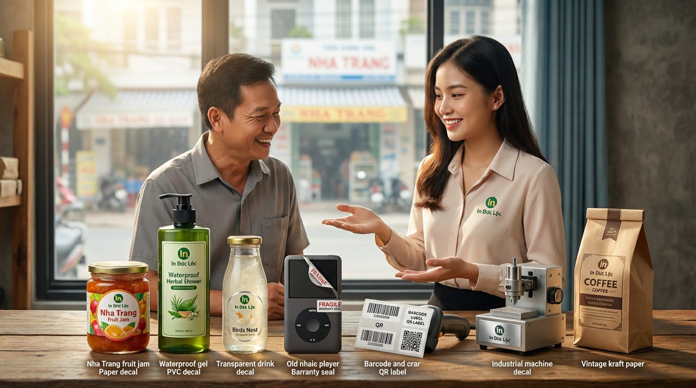 Những Loại Tem Nhãn Nào Thường Được In Theo Yêu Cầu Tại Nha Trang? Những Loại Tem Nhãn Nào Thường Được In Theo Yêu Cầu Tại Nha Trang?
