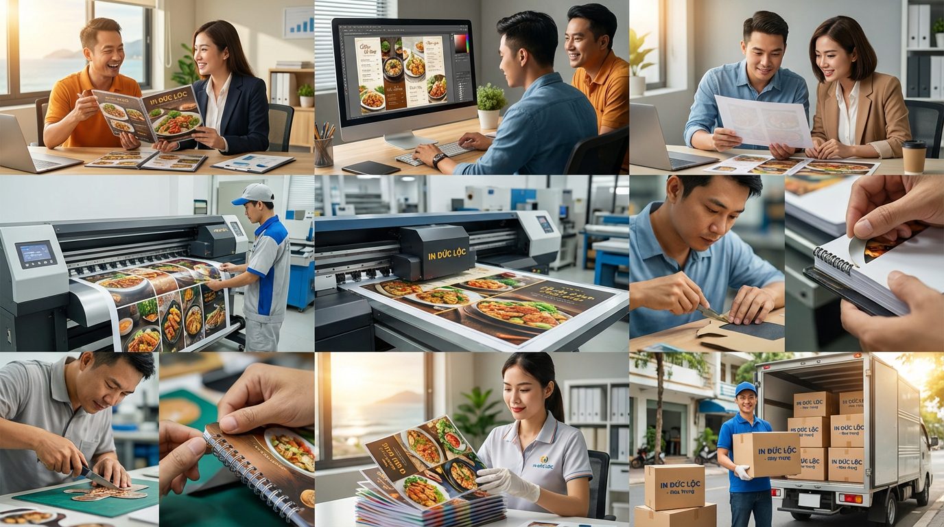 Quy trình In Menu Nhựa PVC Tại Nha Trang chất lượng cao như thế nào?