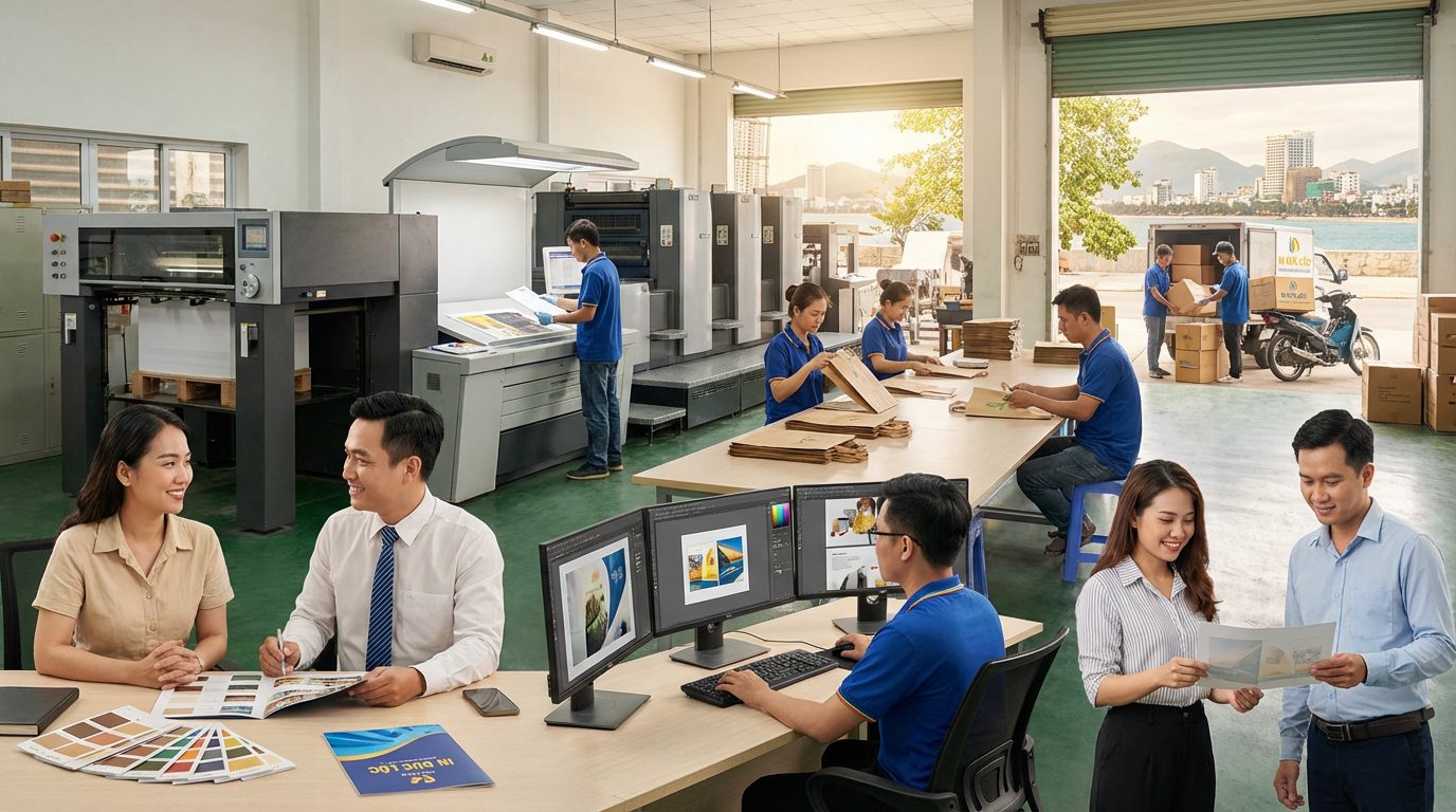 Quy trình In Túi Giấy In Logo Tại Nha Trang diễn ra như thế nào?