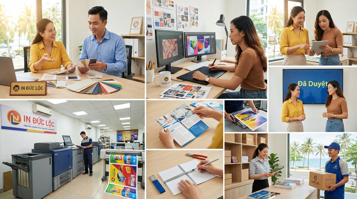 Quy Trình Làm Việc Với Dịch Vụ Thiết Kế & In Ấn Quảng Cáo Tại Nha Trang