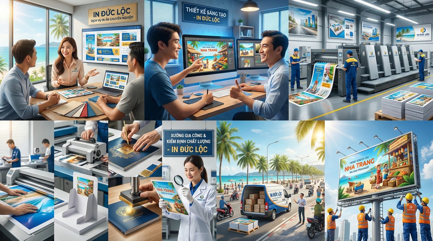 Quy Trình Triển Khai Dịch Vụ In Ấn Quảng Cáo Trọn Gói Tại Nha Trang Diễn Ra NhưThế Nào?