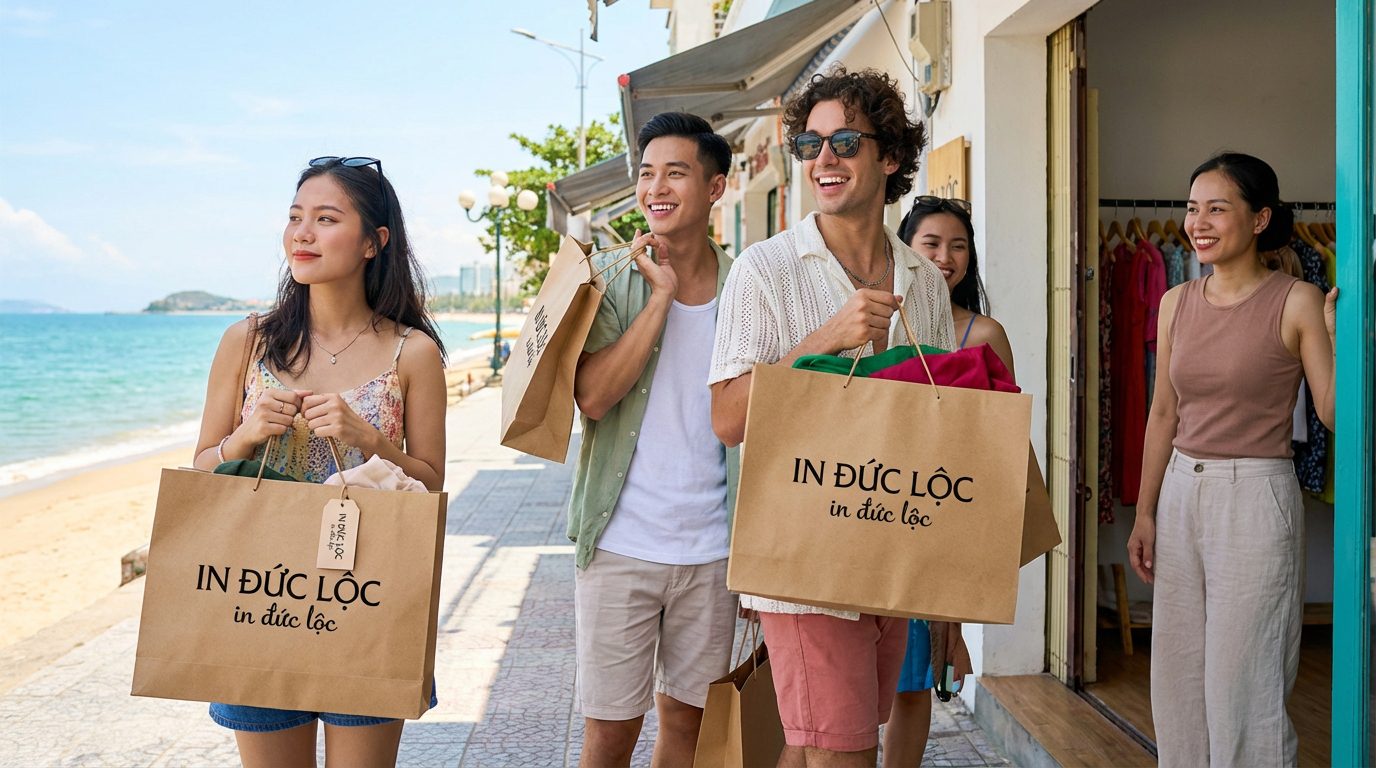 Tại sao các shop thời trang tại Nha Trang nên chọn in túi giấy Kraft thân thiệnmôi trường?