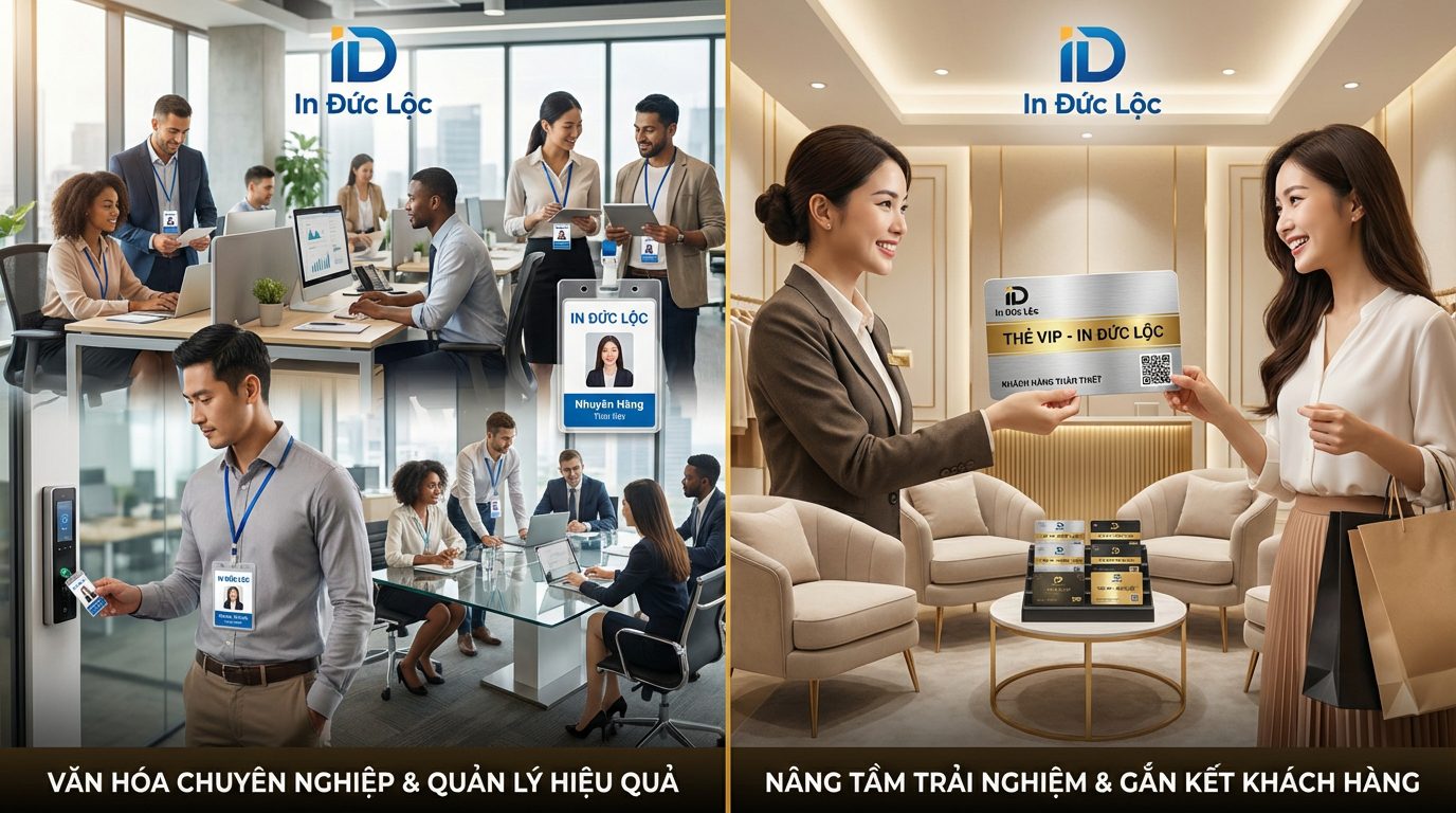 Tại sao doanh nghiệp nên đầu tư sản xuất thẻ tên nhân viên và thẻ VIP nhựa caocấp?
