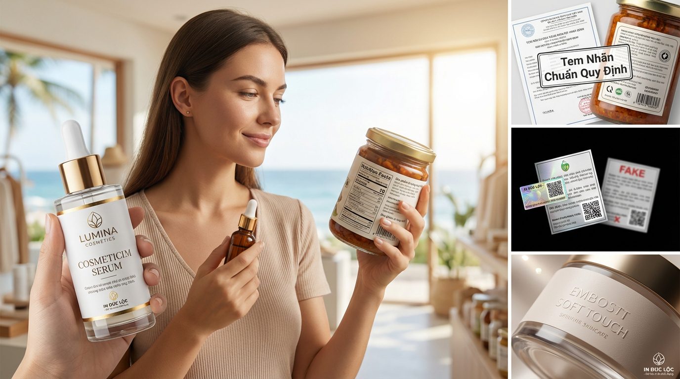Tại sao In Tem Nhãn Mỹ Phẩm, Thực Phẩm Lại Quan Trọng?
