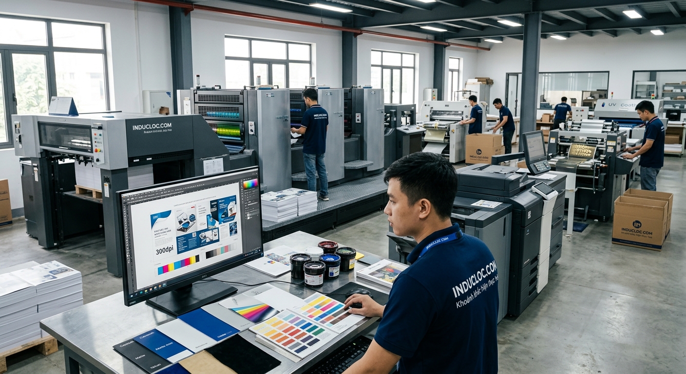 III. In ấn và gia công sản phẩm: Khoảnh khắc hiện thực hóa III. In ấn và gia công sản phẩm: Khoảnh khắc hiện thực hóa