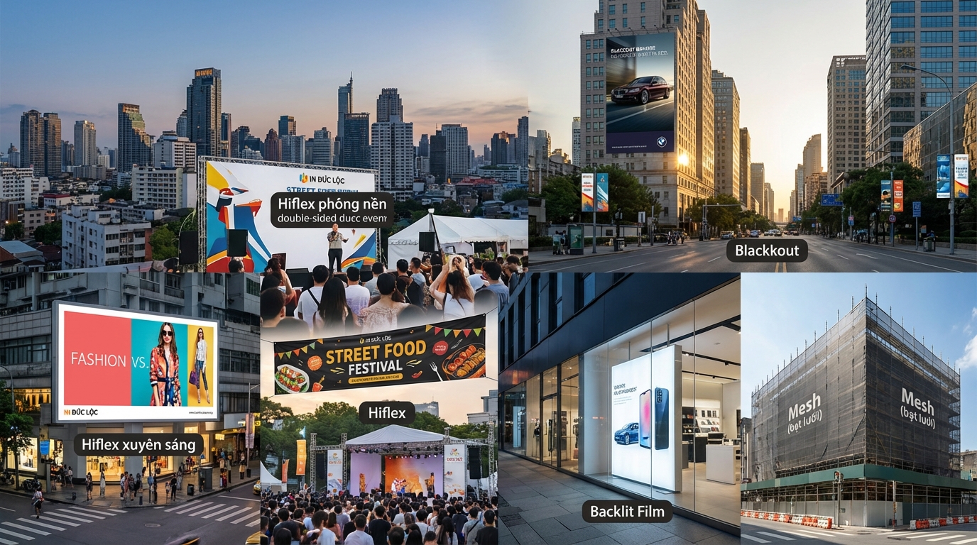 Các loại hình in bạt quảng cáo phổ biến nhất hiện nay là gì? Các loại hình in bạt quảng cáo phổ biến nhất hiện nay là gì?