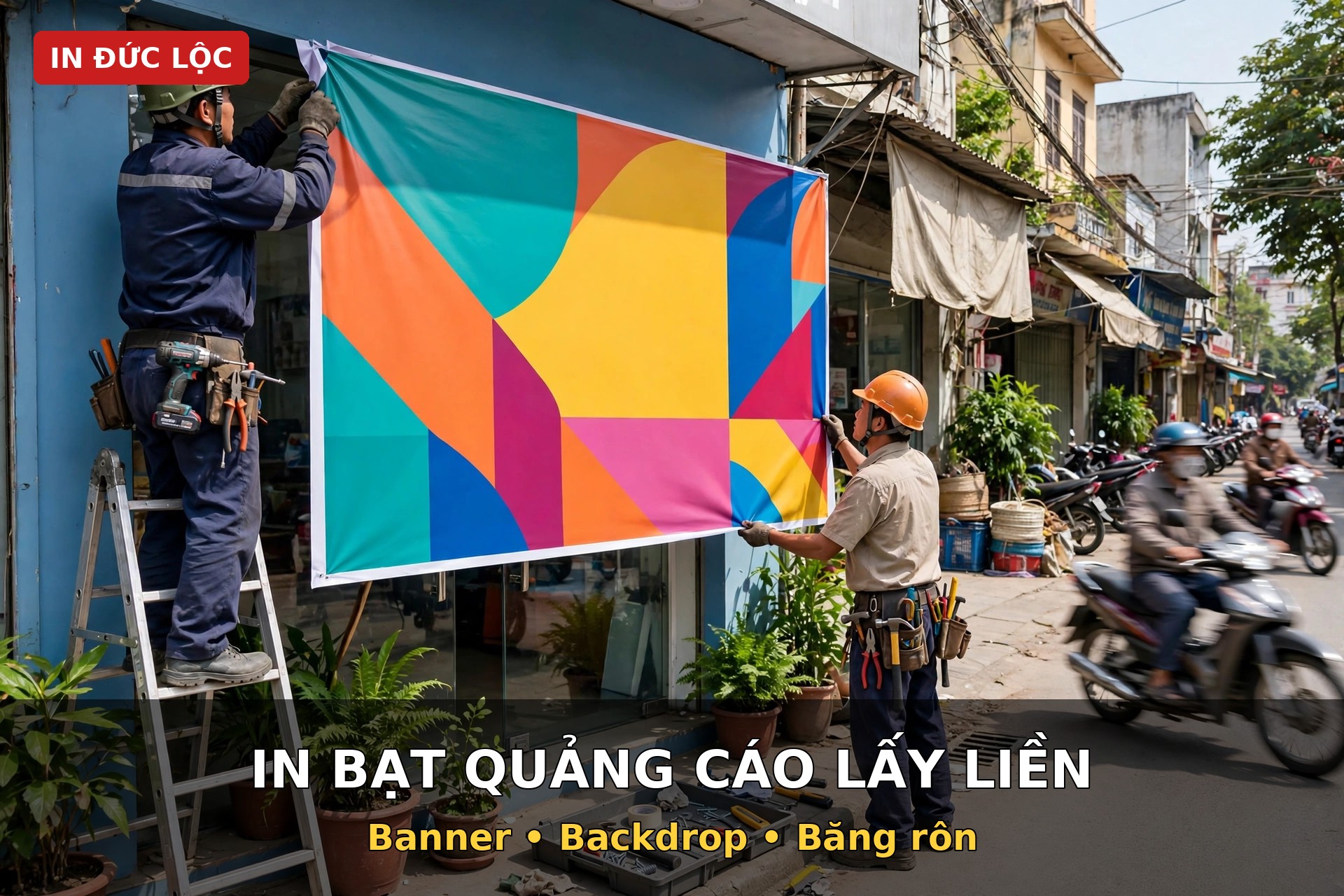 thi công banner quảng cáo